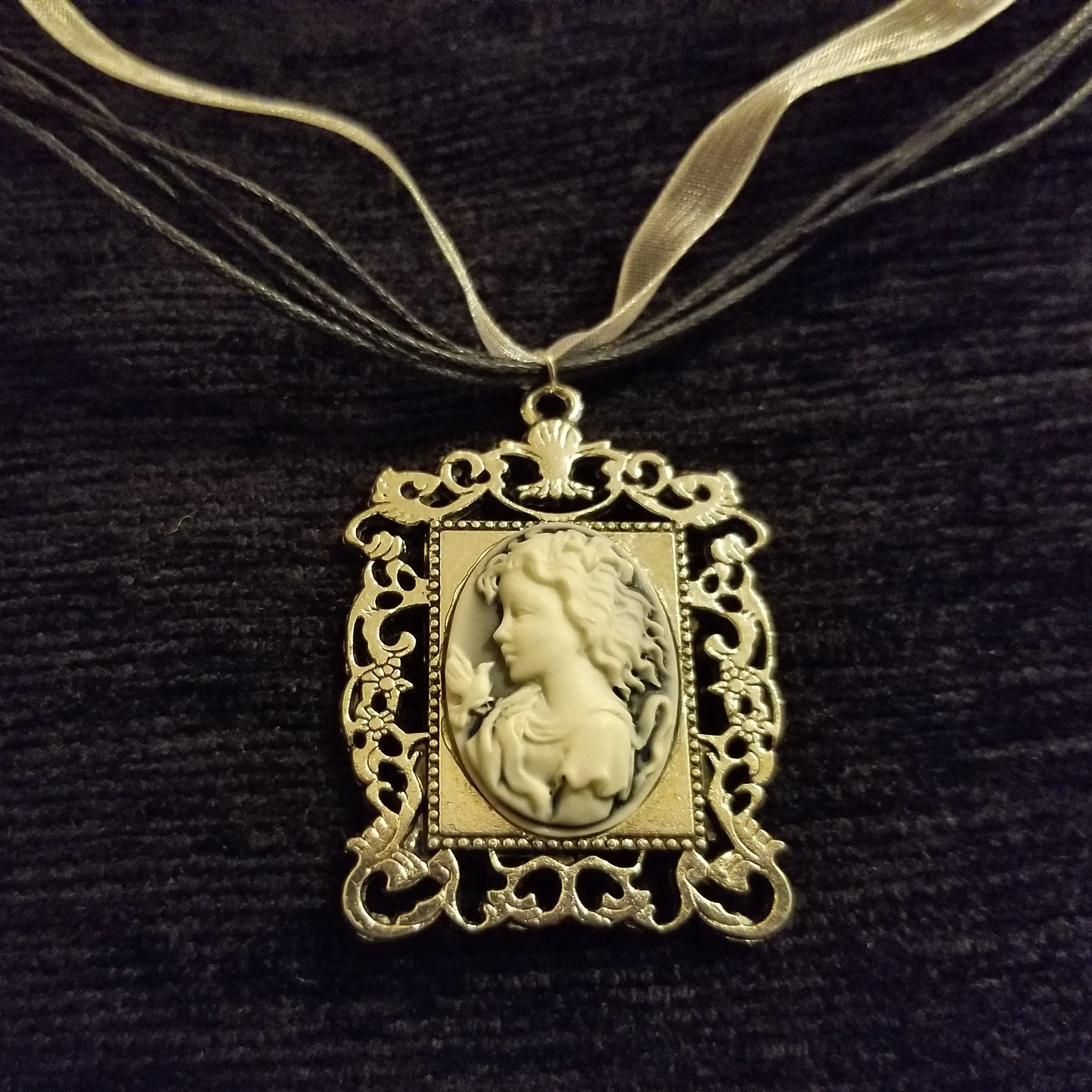 Petite Fille Cameo Necklace
