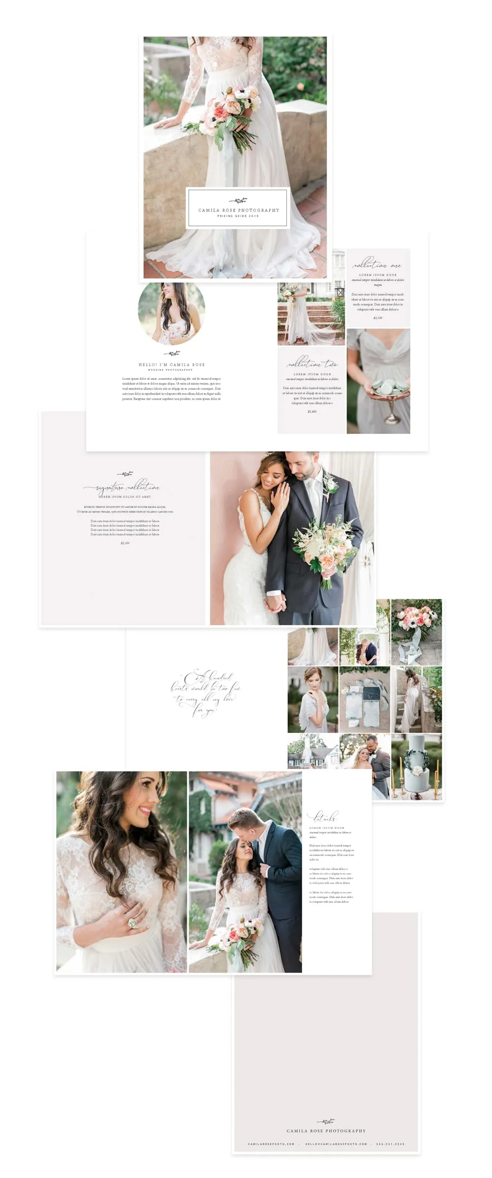 Photoshop Photography or Creative Pricing Guide Template - LIZ