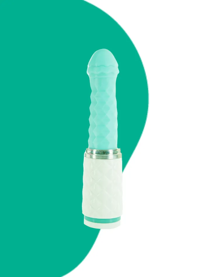 Pillow Talk FEISTY thrusting G-spot vibrator with Swarovski crystal