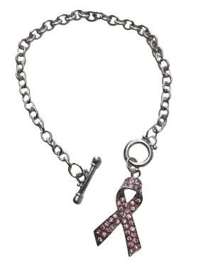 Pink Ribbon Bracelet