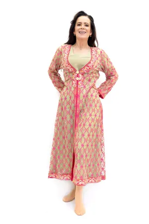 Pink Silk Salwar Kameez - Asim Jofa Suit
