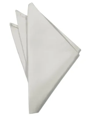 Platinum Noble Silk Pocket Square