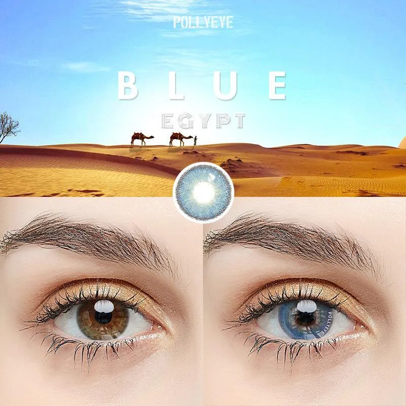 Pollyeye Egypt Blue Colored Contact Lenses