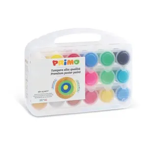 Premium Ready-Mixed Poster Paint, 18 Colours Set in Carry Case