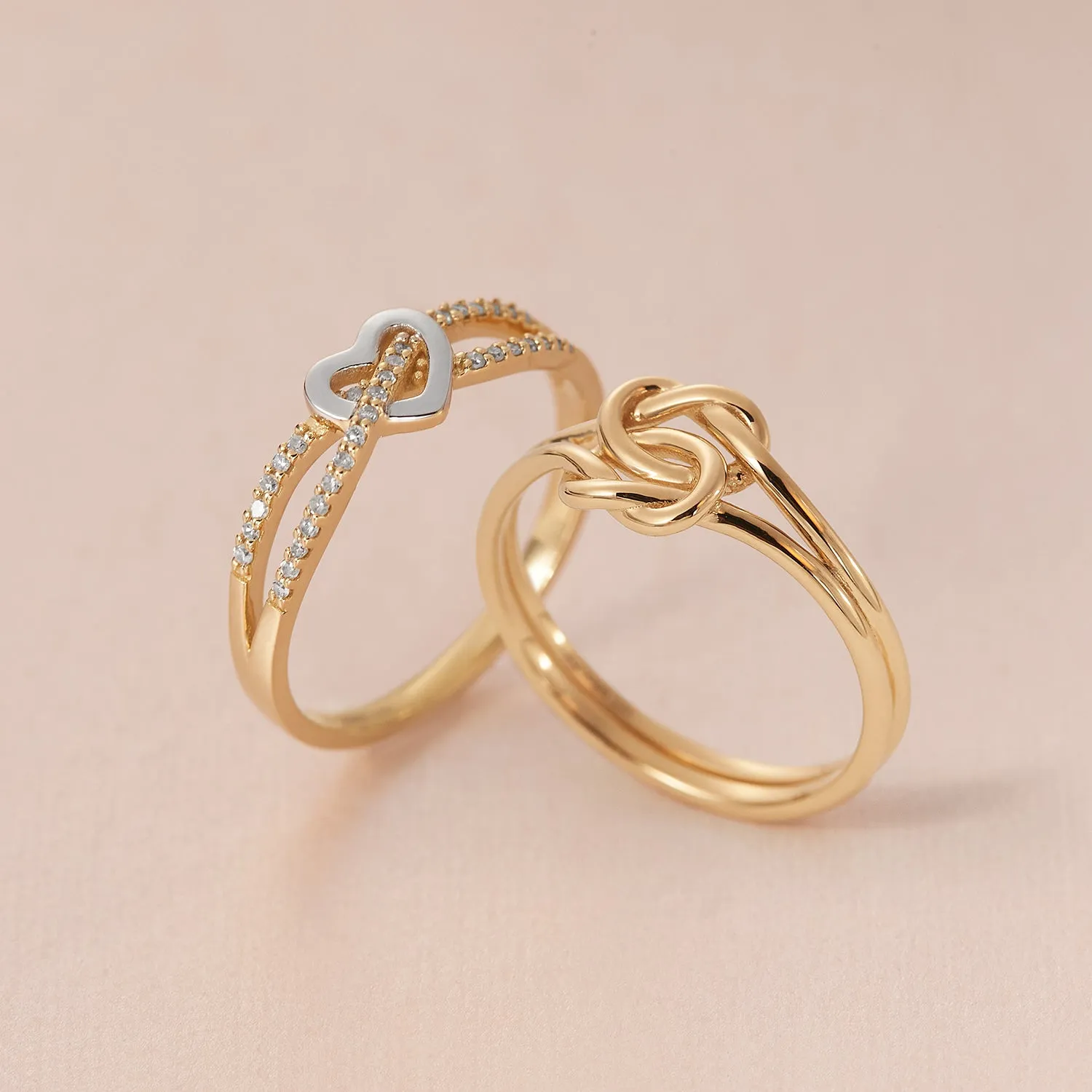 Promise Ring Promise Heart Double Knot Ring