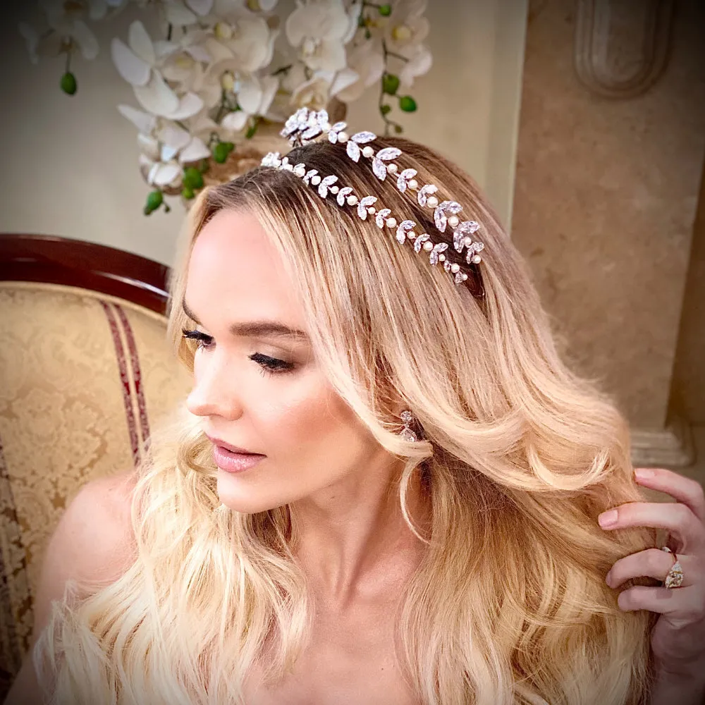 "JASMINE" Bridal Headband