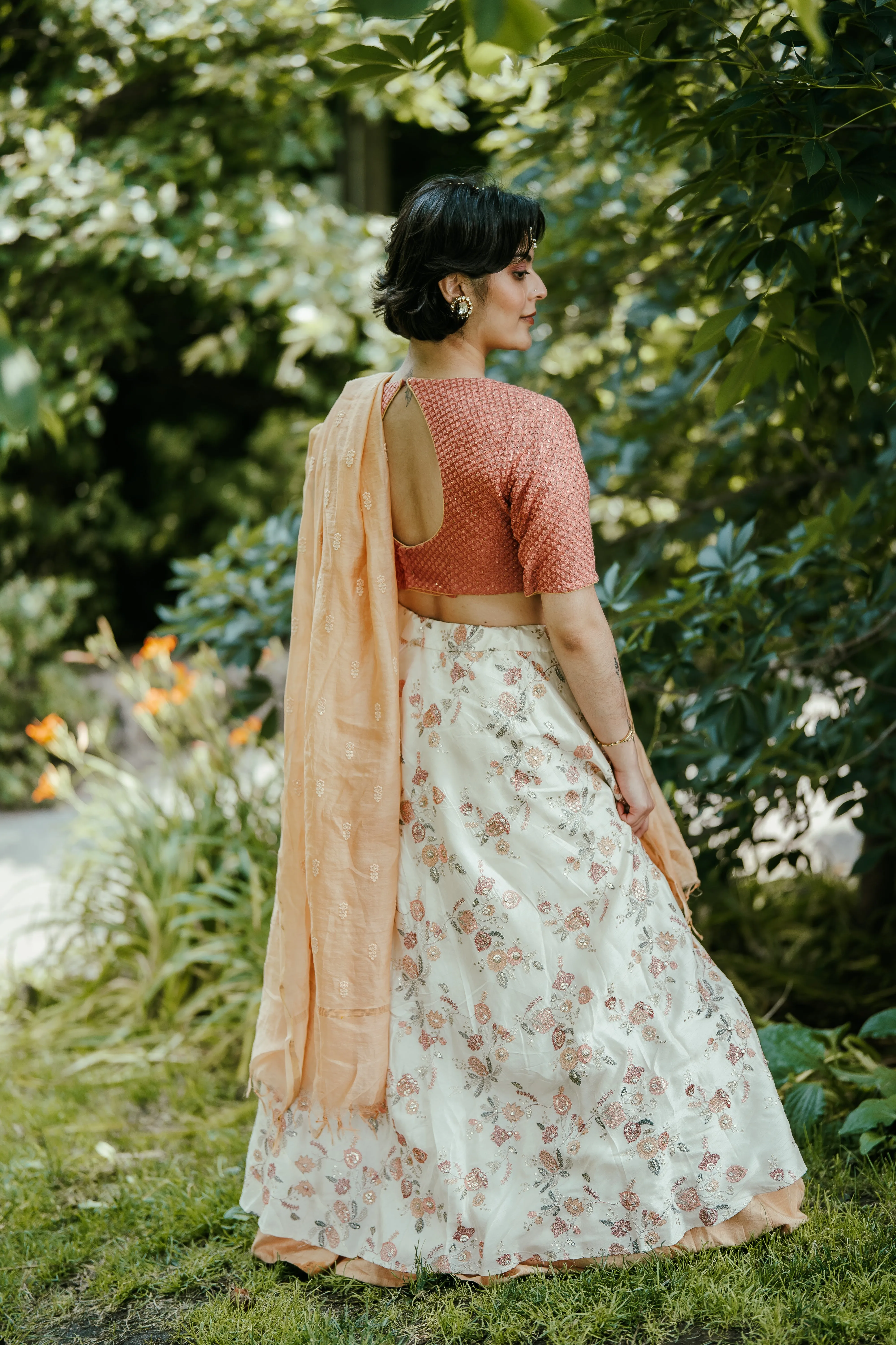 Radha Lehenga (pink) - Rental