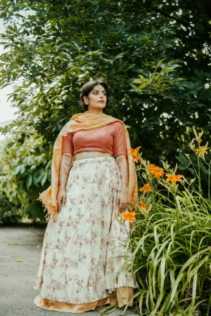 Radha Lehenga (pink) - Rental