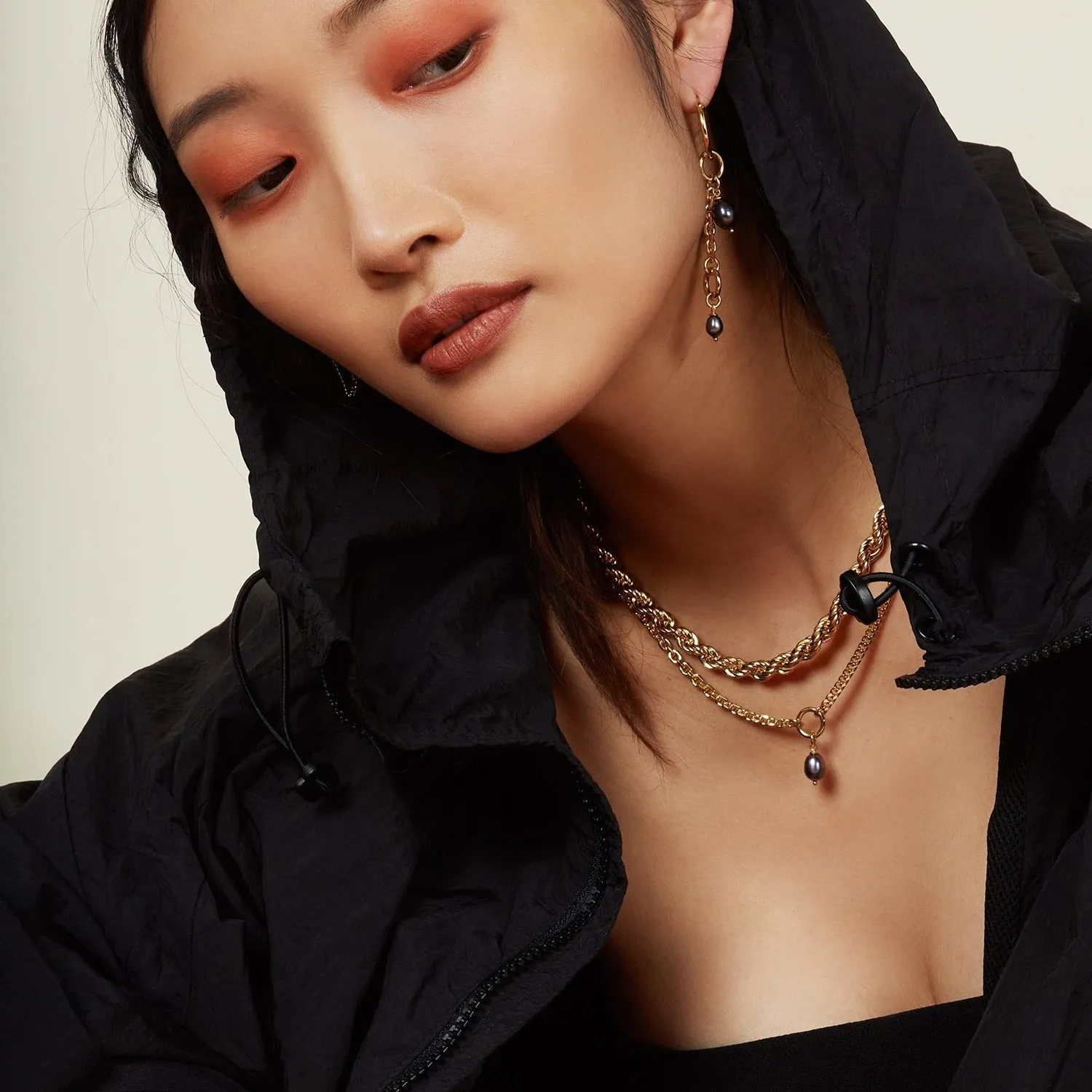 Rain Earring in Gold