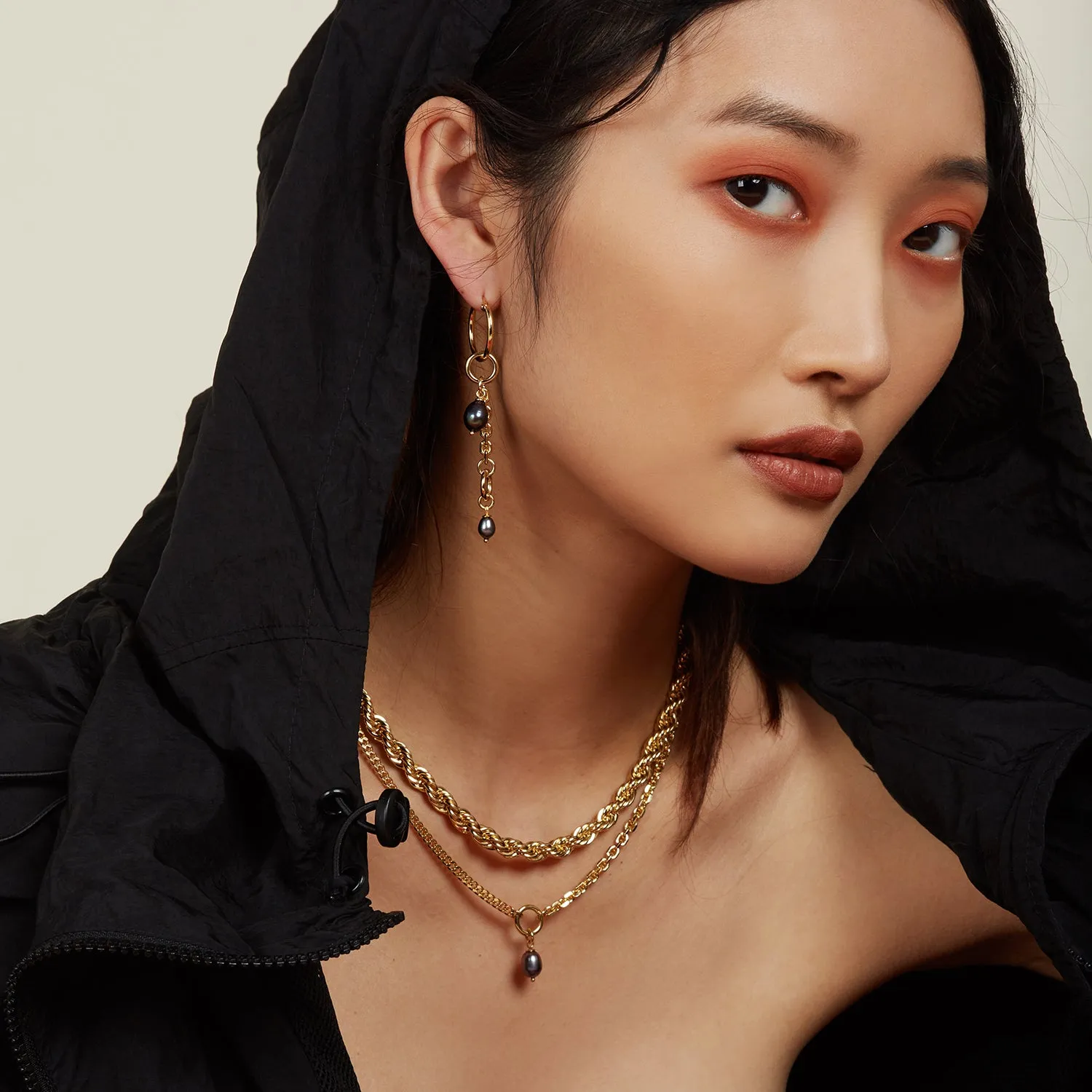 Rain Earring in Gold
