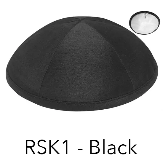 Raw Silk Kippot by the Dozen