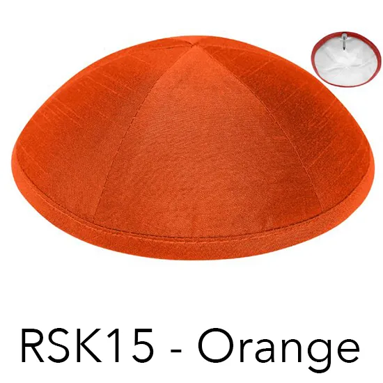 Raw Silk Kippot by the Dozen