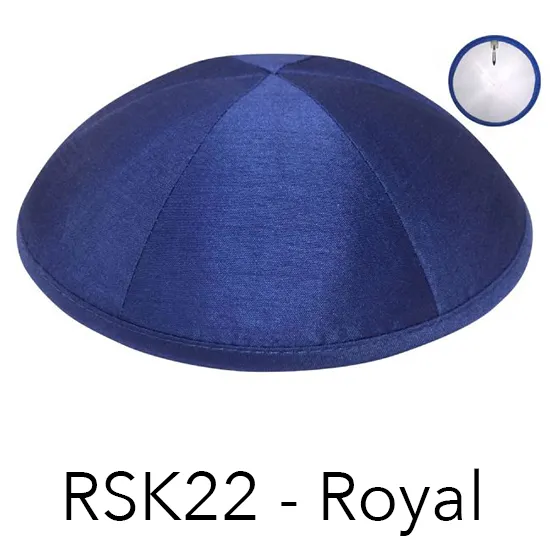 Raw Silk Kippot by the Dozen