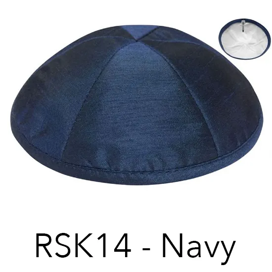 Raw Silk Kippot by the Dozen