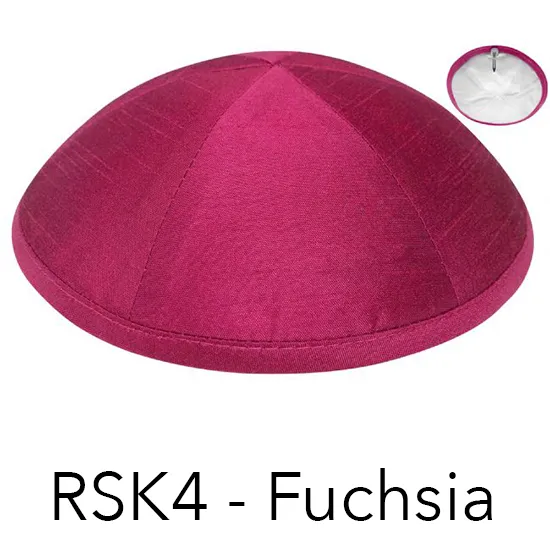 Raw Silk Kippot by the Dozen