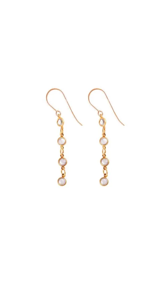 Regal Crystal Drop Earring
