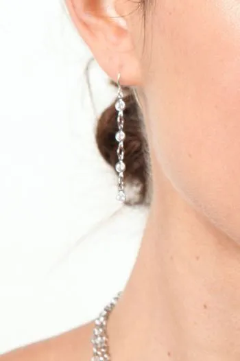 Regal Crystal Drop Earring