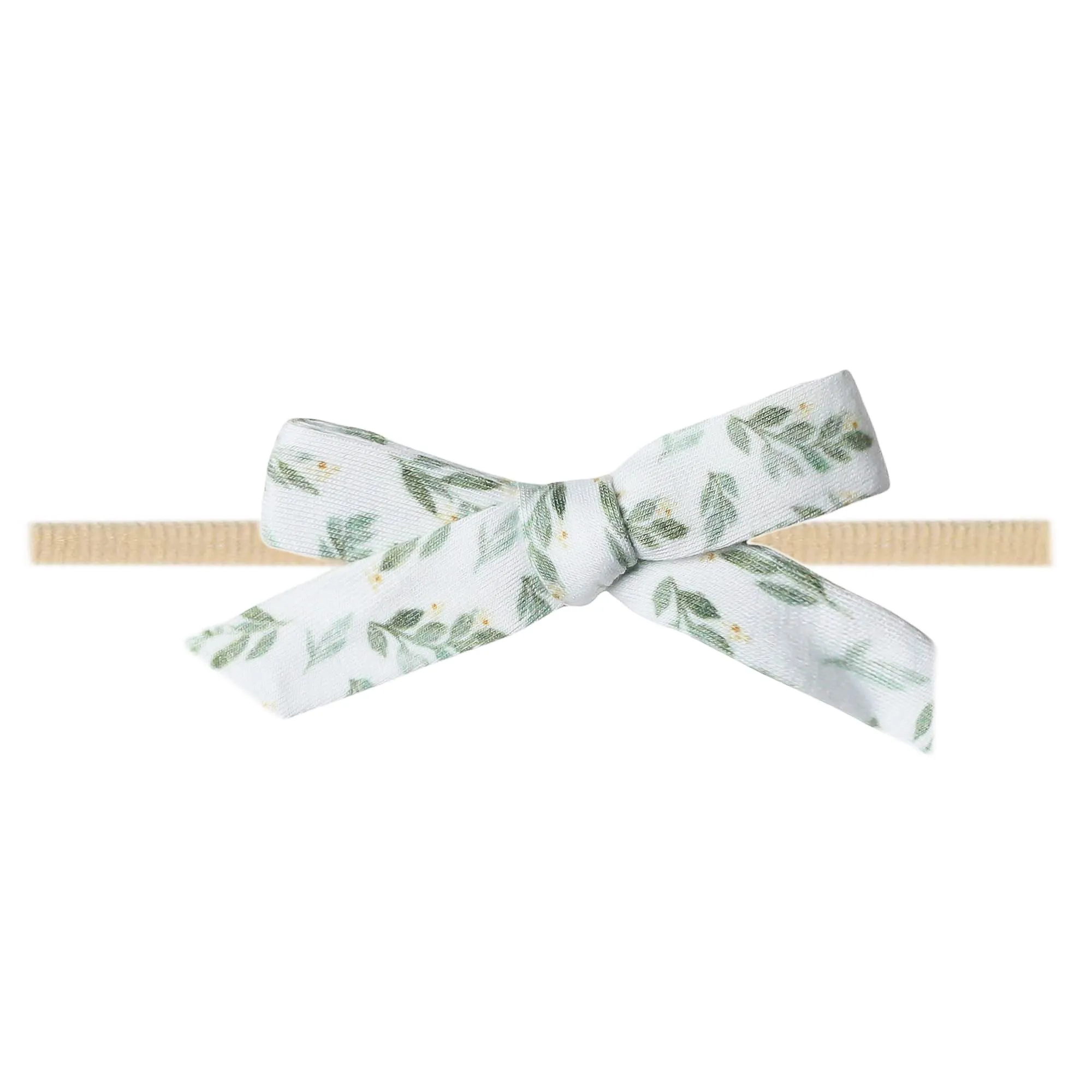 Ribbon Nylon Bow - Fern