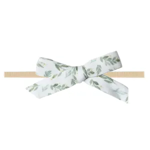 Ribbon Nylon Bow - Fern