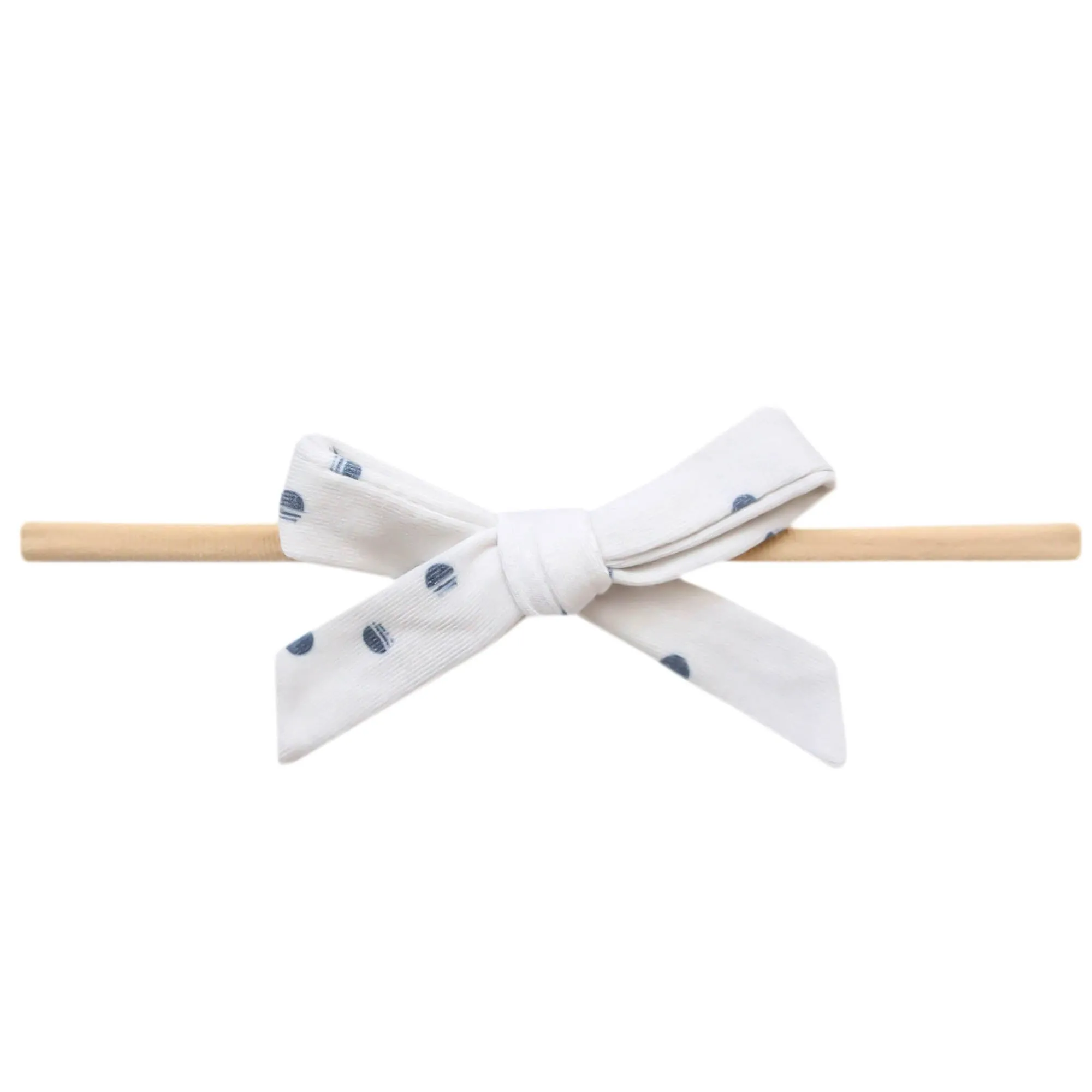 Ribbon Nylon Bow - Haze