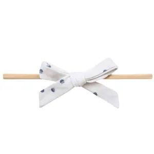 Ribbon Nylon Bow - Haze