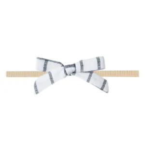 Ribbon Nylon Bow - Ledger