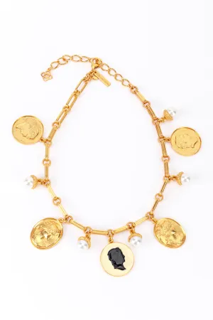 Roman Pendant Collar Necklace