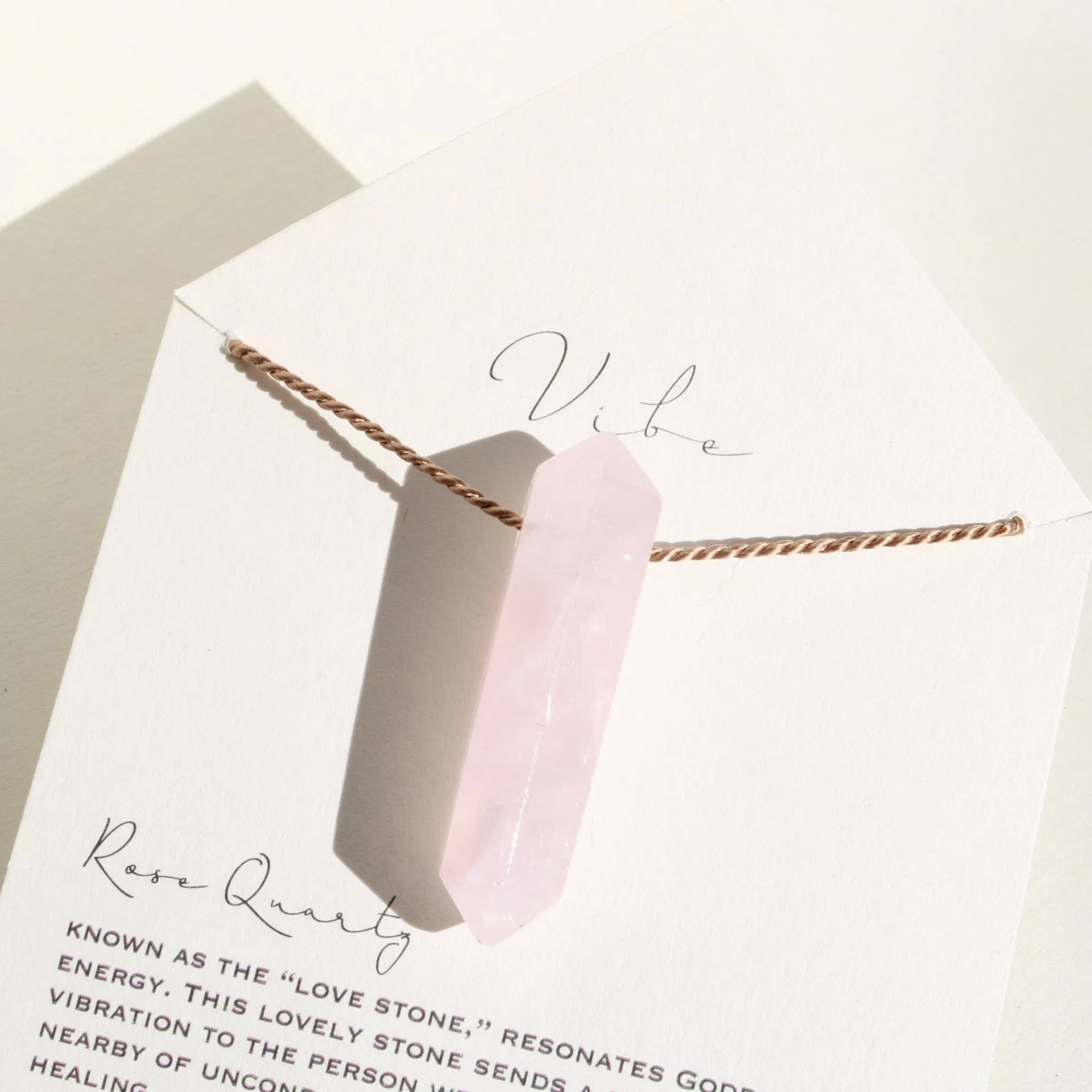 ROSE QUARTZ LARGE POINT