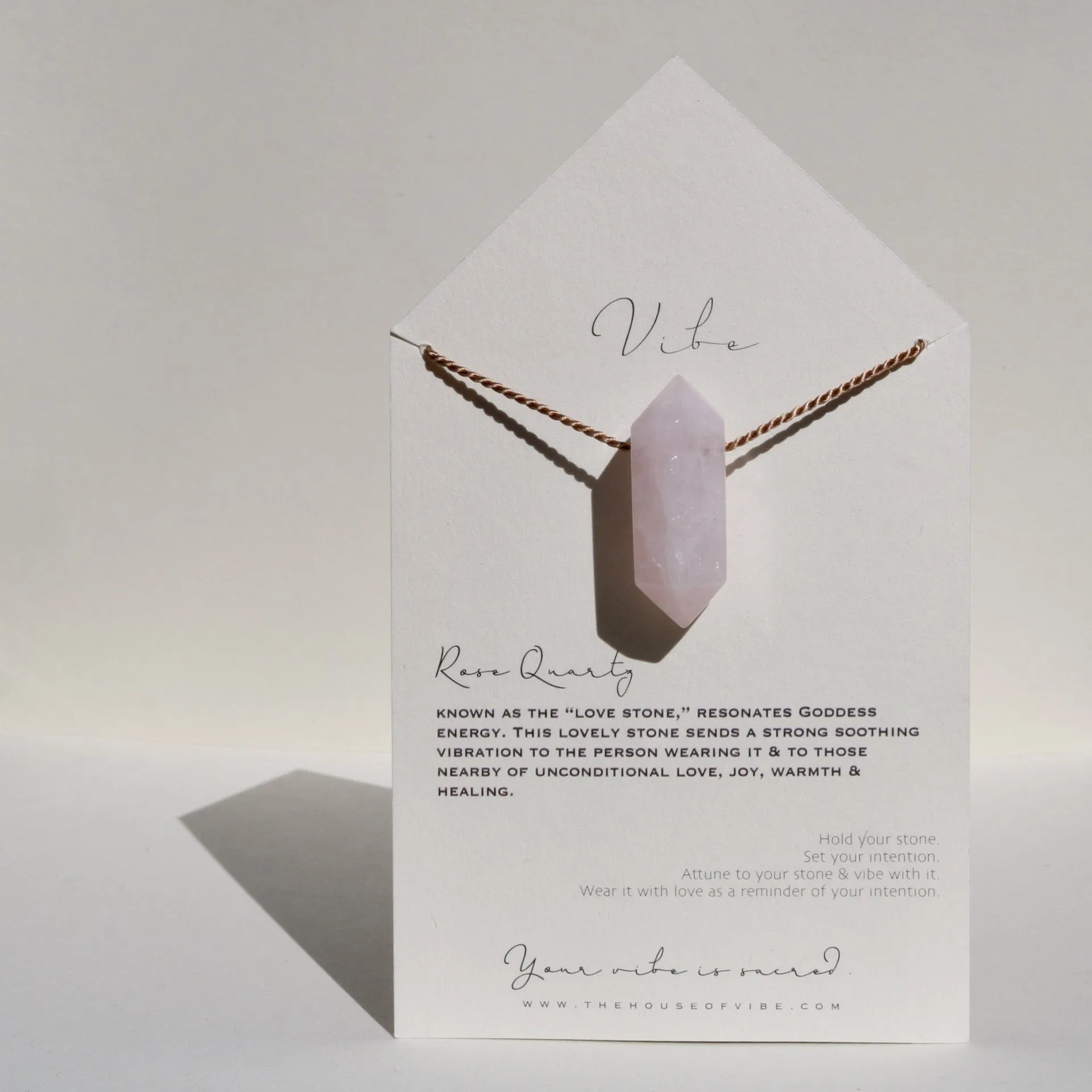 ROSE QUARTZ LARGE POINT