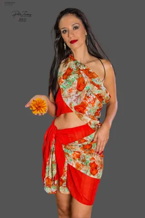 Sabrina Floral Saright