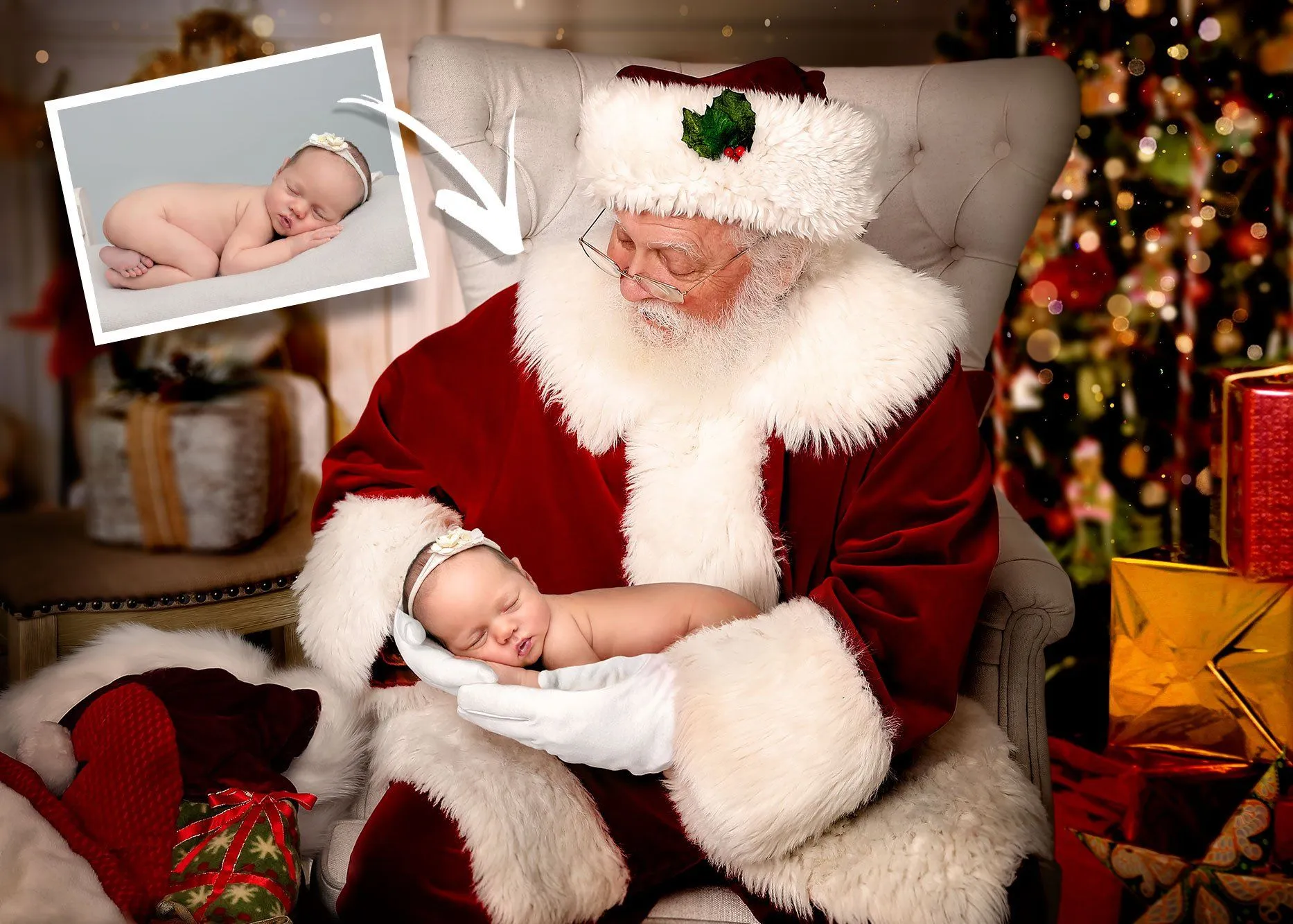Santa Snuggles (Ana Brandt Digital)