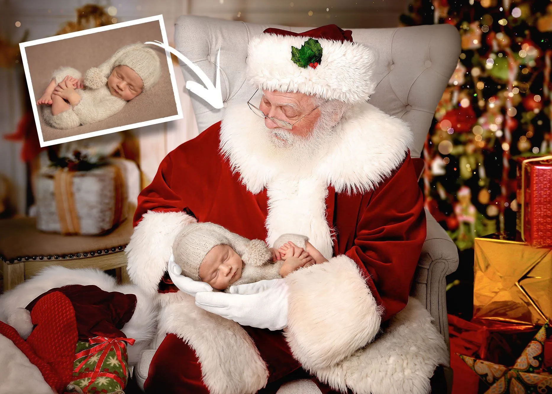 Santa Snuggles (Ana Brandt Digital)