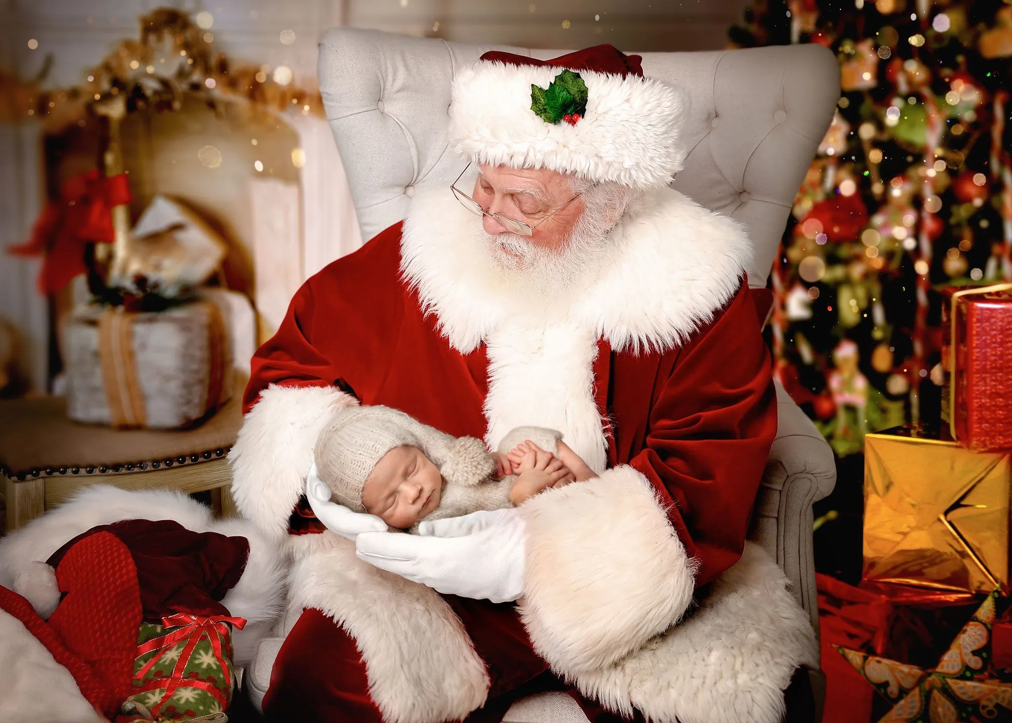 Santa Snuggles (Ana Brandt Digital)