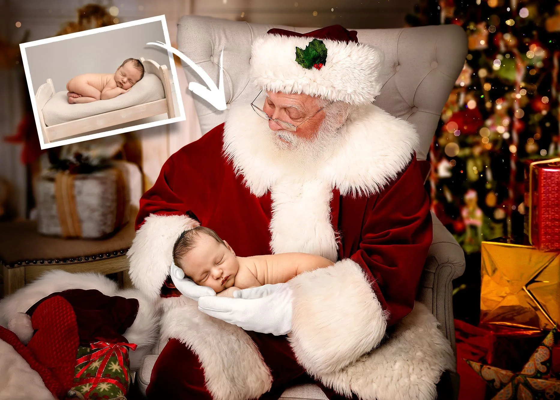 Santa Snuggles (Ana Brandt Digital)