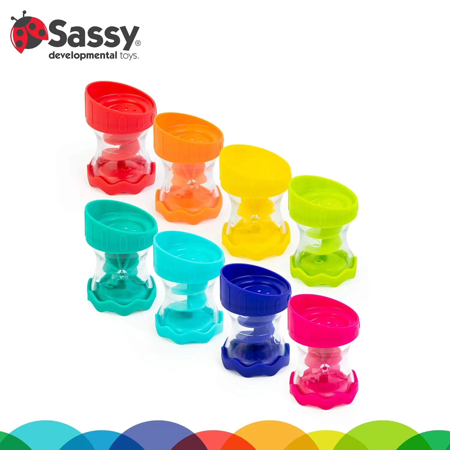 Sassy Baby 8pc Rain Barrels Bath Toy