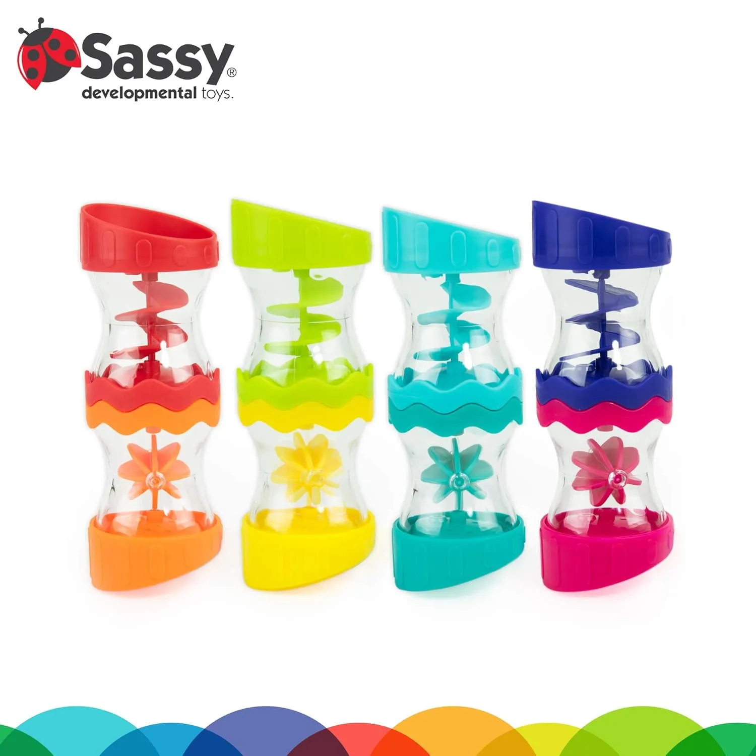 Sassy Baby 8pc Rain Barrels Bath Toy
