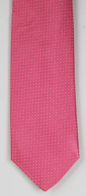 SERICA SILK PINK POLKA DOT TIE