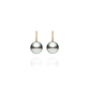Signature Shepherd's Hook Tahitian Pearl Earrings