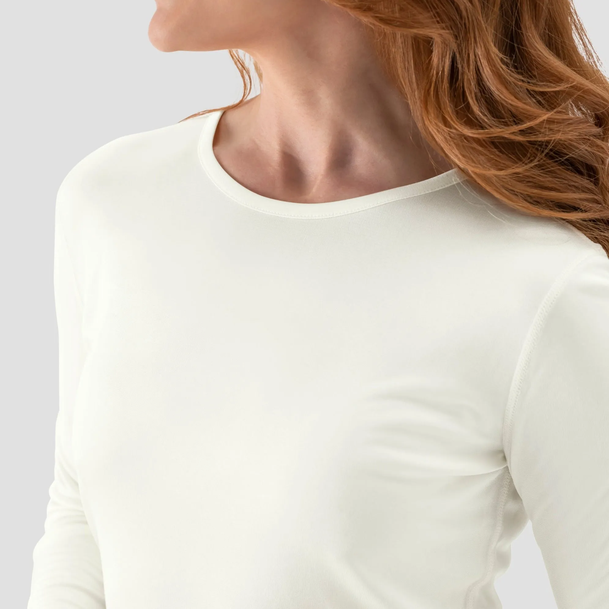 Silk Blend Long-Sleeve Base Layer