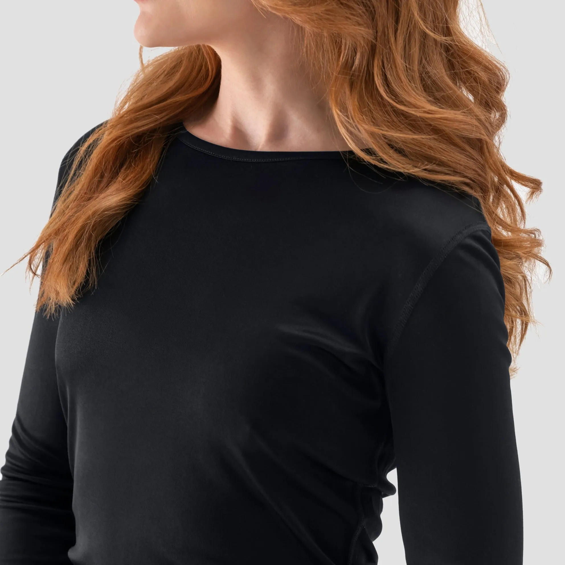 Silk Blend Long-Sleeve Base Layer