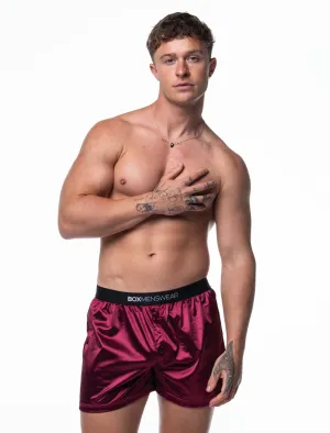 Silk Decline Boxer Shorts - Champagne Lux