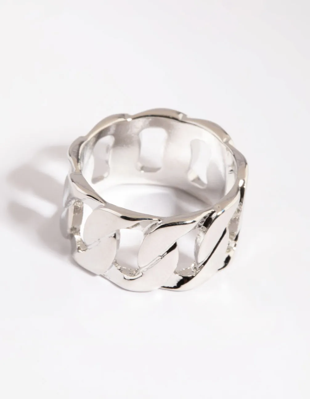 Silver Chain Link Ring
