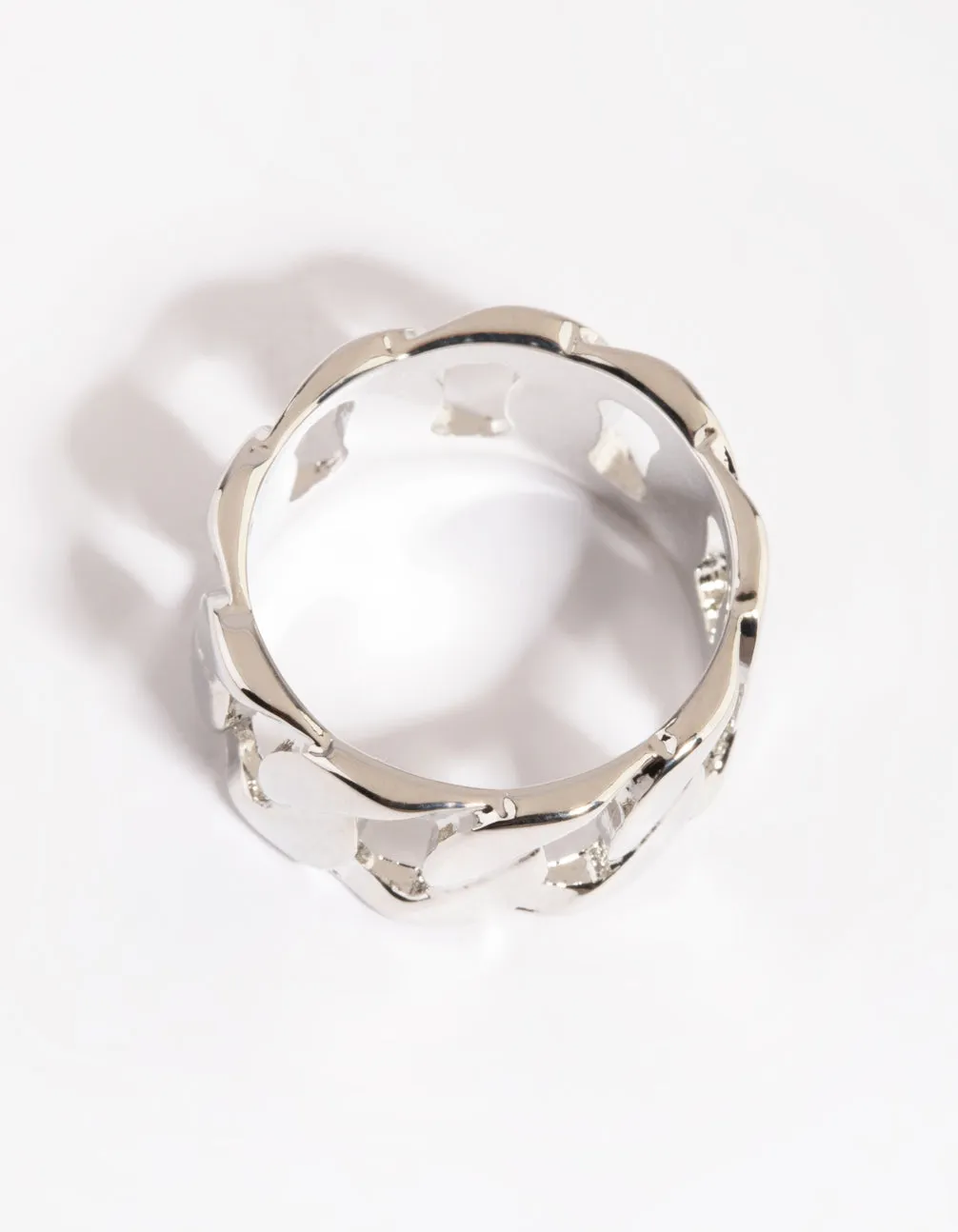 Silver Chain Link Ring