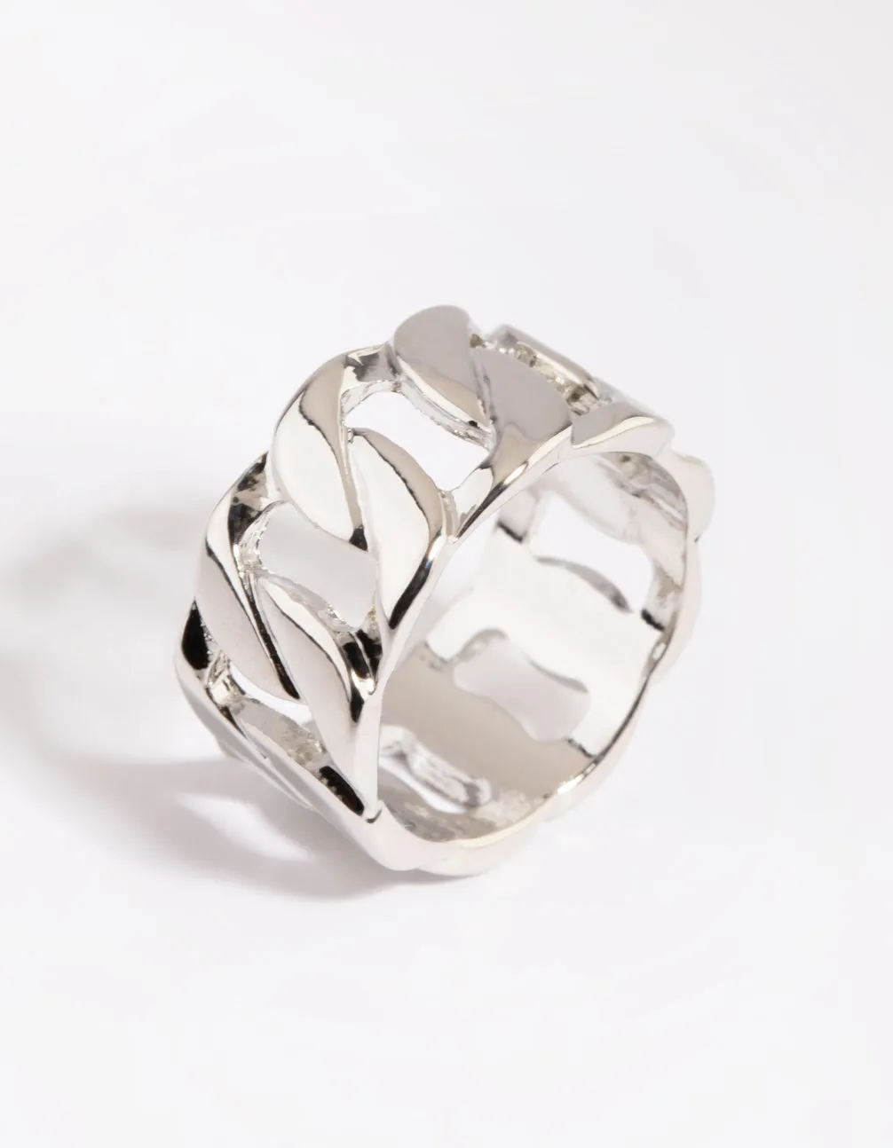 Silver Chain Link Ring