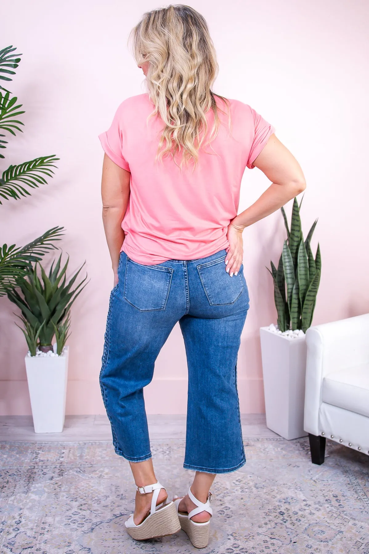 Simple Elements Pink Solid Top - T9683PK