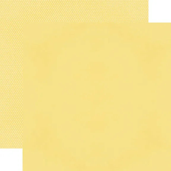 Simple Stories - Color Vibe - Lights - 12x12 Single Sheet - Buttercup