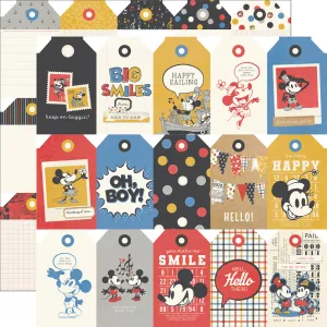 Simple Stories - Say Cheese Classic Mouse - 12x12 Single Sheet - Tag Elements
