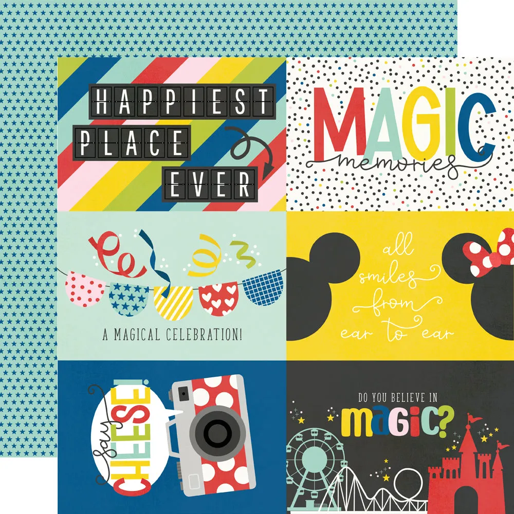 Simple Stories - Say Cheese Magic - 12x12 Single Sheet - 4x6 Elements