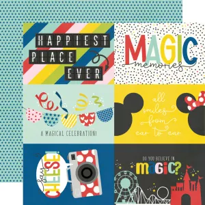 Simple Stories - Say Cheese Magic - 12x12 Single Sheet - 4x6 Elements