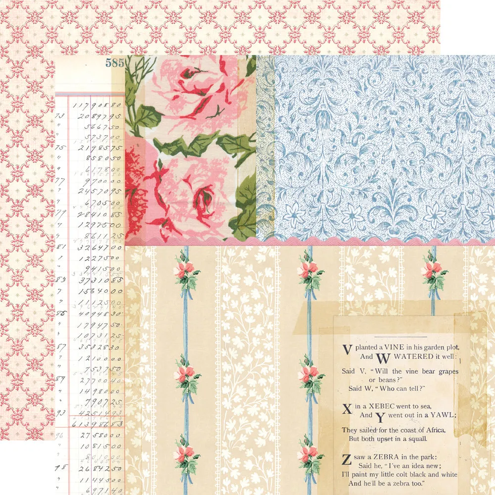 Simple Stories - Simple Vintage Spring Garden - 12x12 Single Sheet - Spring Is Here